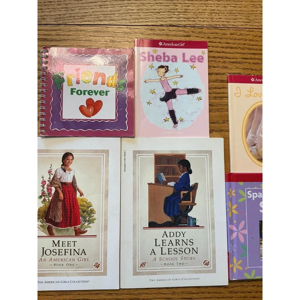 American Girl Book Lot 8ct Meet Josefina Addy Learns a Lesson Teamwork  Ballet